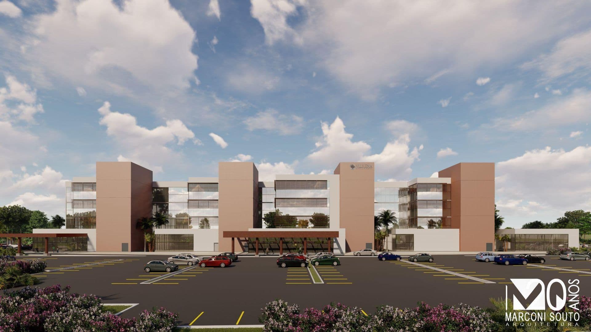 Hospital Municipal de Vilhena, projeto estrutural da Dalcalc