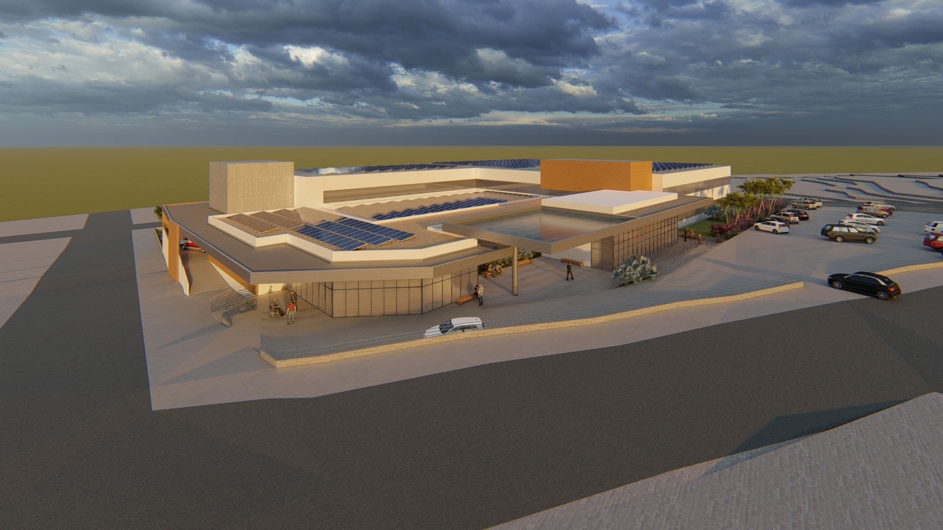 Hospital Unimed Itamarandiba, projeto estrutural da Dalcalc
